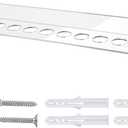 12 Slot Acrylic Wall Mounted Shear Holder Clear Scissors Holder Rack 15.75" Wide 0.12" Thick Shear Organizer with Hanging Screws for Dog Grooming Salon Hairdresser Barber storage