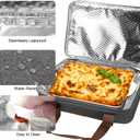 Expandable Casserole Carrier Bag - Double Decker Food Bag, Insulated Casserole Carrier for Hot or Cold Food, Lasagna Holder Tote for Picnics,Beaches,Traveling or Gifts