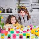 4 x 36 PCS Plastic Rainbow Coil Springs Toys, Easter Magic Rainbow Slinky Toys, Party Favors, Easter Egg Fillers Basket Stuffers Essentials, Easter Gifts for Kids Boys Girls