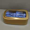 Upgraded Large Automatic Shoe Cover Dispenser, Waterproof & Non-Slip with 200 Disposable Covers, Fits Mens Shoes to Size 12, Heavy Duty for Home, Office, Factory, Indoor Use, Gold Decorative Design (New Big Gold)