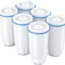 Upgraded Water Filter Replacement Fit for Zero Pitcher and Dispenser ZR-001 ZR-004 ZP-006 ZR-017, Five-Stage Filter System, Effectively Reducing Lead, Chromium, and Contaminants, 6 Packs, By BOGDA