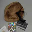 REECHO Invisible Wire Hair Extensions with Transparent Headband Adjustable Size Removable Secure Clips in Straight Secret Hairpiece for Women (24 Inch (Pack of 1), Buttery Blonde)