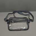 MAY TREE Clear Bag for Stadium Events, Small Clear Purse Suitable for Concert Outfits, Sports, Work and Festivals