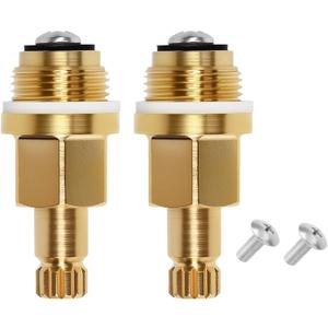 Outdoor Faucet Stem Replacement Parts Brass Assy and One-Piece Bonnet Hose Faucet Valve Cap for Arrowhead PK1100 Faucet Stems 2 Pack
