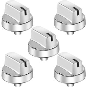 AMI PARTS WB03X29354 Gas Stove knobs 5 Packs Compatible with GE Stove Knob -Range Burner Control Knob Replacements 4585908 AP6327766 PS12296156 EAP12296156