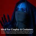 Achiou Balaclava Face Mask, Ski Mask for Men Women Football, Lightweight Sheisty, Ninja Shiesty Sun Hood UV Protector Cycling (Black)