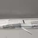 LazBlinds No Tools No Drill 1" Vinyl Mini Blinds, Cordless Blinds for Windows, Light Filtering Horizontal Window Blinds & Shades, 44" W x 64" H, White