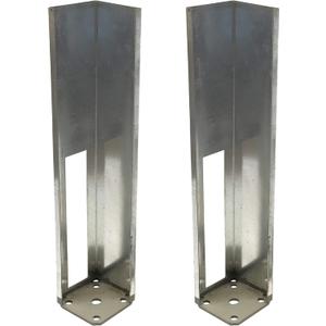 Vinyl Fence Concrete/Wood Post Mount Tower with Mounting Kit (5"x5"48" (2 Pack))