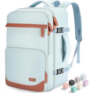 Velaybor 40L Travel Backpack with USB Charging Port, Water-Resistant Carry On Backpack for Men Women, Business Laptop Backpack for Trips & Commutes, Fits 15.6/ 17.3 Inch Laptop