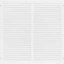 EZ-FLO 16 x 16 Inch (Duct Opening) Return Air Vent Cover for Wall or Ceiling, Solid Steel Return Air Grille, HVAC Vent Cover, White, 61641