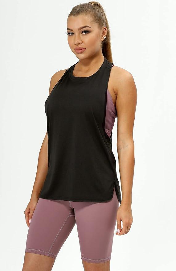 icyzone womens Soft (Small, Black/Neon Orange)