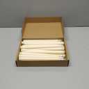 Treela 24 Pcs Flameless Taper Candles Battery Operated Bulk Fake Candles Light LED Candle Sticks Flickering Tapered for Easter Wedding Anniversary Decoration(Basic,11 Inch, Ivory)