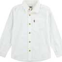 Levi's Boys' Long Sleeve One Pocket Button Up Shirt, Size M
