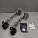 Suction Grab Bars for Shower 2-Pack, Extra-Strong Suction Cup Bathroom Grab Bar Handle w/Green Safety Indicator, No-Drill Removable Shower Handle for Seniors, Elderly & Handicap