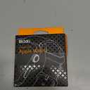 Misxi 2 Pack Tempered Glass Case Compatible for Apple Watch Series 11 (2025) Series 10 46mm, Hard PC Screen Protector Overall Protection Scratch-Resistant Cover for iWatch, 1 Blue + 1 Transparent