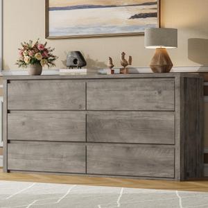 Garvee 7 Drawer Dresser for Bedroom, Wood Chest of Drawers Handle Free
Large Modern Dresser Storage Cabinet for Living Room, Hallway Entryway