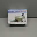 Karaoke Machine with 2 Wireless Mics & Soft Leather Wrap |mini Portable Bluetooth Speaker with 5 Voice Changer Modes for Home Party, AUX/USB/TF Support, for Kids and Adults