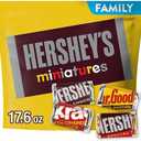 HERSHEY'S Miniatures Assorted Chocolate, Easter Candy Family Pack, 17.6 oz (Pack of 2)