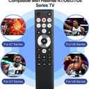 Replacement Smart Remote for Hisense TV Remote Control, Voice, Mic, Bluetooth, Univeral for Hisense Google U6, U7, U8, A7 Series Mini-LED ULED 4K UHD Smart TV, Android TVs