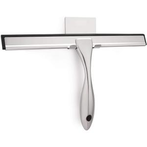 Hiware All-Purpose Shower Squeegee for Shower Doors, Bathroom, Window and Car Glass - Stainless Steel, 10 Inches (Silver)
