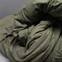 Monbix King Size Comforter Set, Olive Green King Bed Set Reversible, King Size Comforter Set 7 Pieces, Cationic Dyeing Bed in a Bag with Comforter, Sheets, Pillowcases & Shams