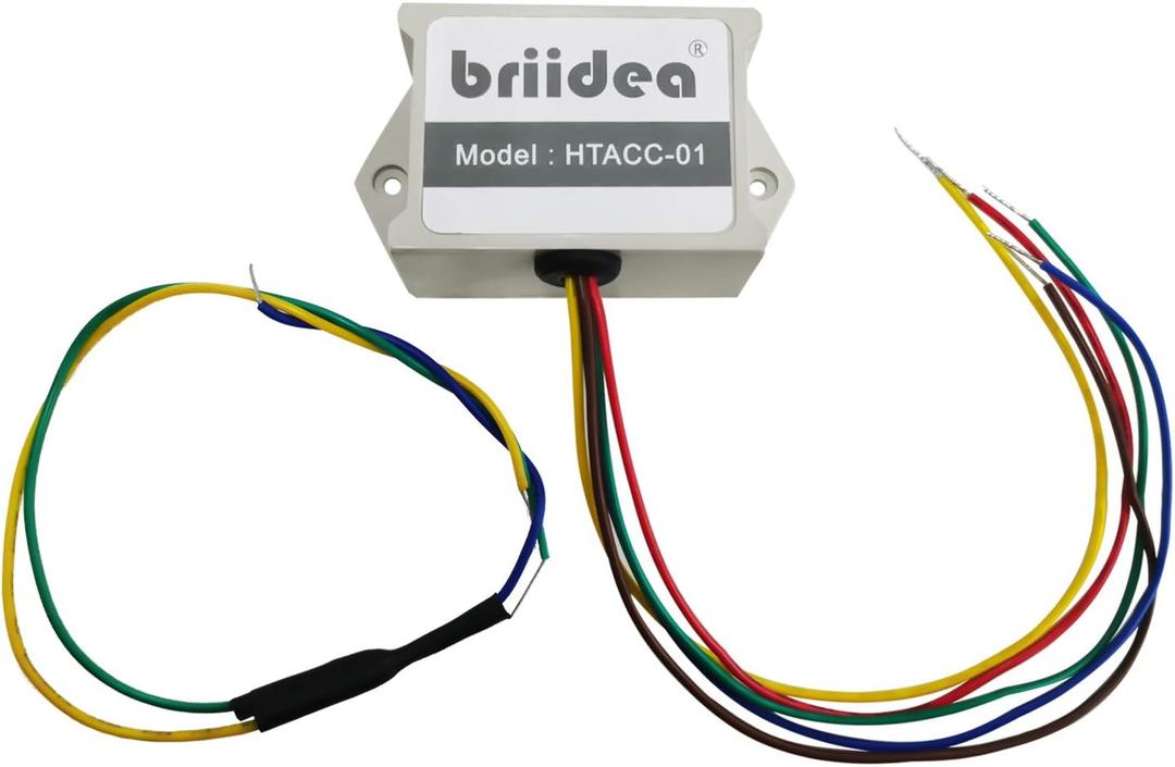 Add-A-Wire Accessory, Briidea Common Wire Kit for All 24VAC Thermostats (4 to 5 Wires), White