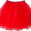 Jastore Girls Tutu Skirts Layered Tulle Princess Dresses for Toddler Girls Birthday Dance Party Supplies, Size 110