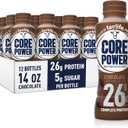Core Power Protein Shake, Chocolate, 26g Bottle, 14oz, 12 Pack BB 9/6/26