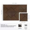 MAGICUBETIC 6Pcs Peel and Stick Wood Panels Decor Acoustic Wall Panels