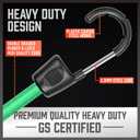 HORUSDY 31-Piece Premium Bungee Cords Assortment Jar, Includes 10,18,24,32,40 Bungee Cords, 6 Zip Ties, 8Canopy/Tarp Ball Ties and Crocodile Mouth Tarp Clips