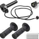 Surron Throttle Handle Kit, Electric Dirt Bike Full Twist Throttle, Replacement for Surron Light Bee X, Light Bee S and LBX, Segway X160 and X260, E-Ride Pro S (Carbon Fiber)