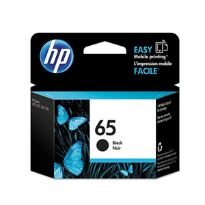 HP 65 Black Ink Cartridge for HP Printers | Works with Printer Series: AMP 100, DeskJet 2600, 3700; ENVY 5000 | Eligible for Instant Ink | N9K02AN