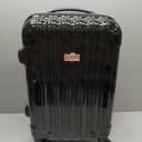 kensie 20" "Alma" Carry-On TSA-Lock Spinner Luggage, Black