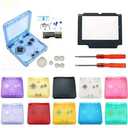 IPS Ready Upgraded eXtremeRate Emerald Green Custom Replacement Housing Shell for Gameboy Advance SP GBA SP – Compatible with Both IPS & Standard LCD – Console & Screen NOT Included, Some Parts Are Missing