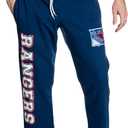 NHL Men's Premium Fleece Official Team Sweatpants (Medium, New York Rangers)