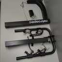 Retrospec Lenox 2-5 - Bike Hitch Rack for Cars, Trucks, SUVs with 2 Hitch | Foldable Steel Frame with Anti-Rattle Adapter, Tie Down Cradles and Straps - Fits Most Frames (Black)