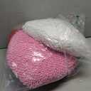 Cumule 3Pcs Valentine's Day Heart Pillows Plush Large Love Heart Pillows Red Ivory Pink Pillows for Valentines Day Living Room Bedroom Decor