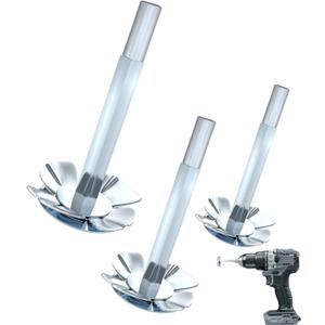 PVC Fitting Saver,3PCS PVC Fitting Socket Saver Set with 3 Inch, 2 Inch, 1.5 Inch Pipe Reamer Head,Pipe Reamer Tool for Removing Sch 40 From Hub, Compatible with 1/2" Speed Power Drills