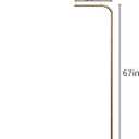 67 Inch High Hanging Bird Cage, Bird Cage Stand, Feeder Stand with Base