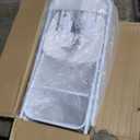 Flash Furniture Hercules Set of 10 Indoor/Outdoor Heavy-Duty Plastic Folding Chairs, Foldable Commercial Stacking Chairs with 650-lb. Static Weight Capacity, White