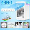 Mini Air Conditioner,Portable Air Conditioners for Room,180 Oscillating Small Mini AC with Timer,4 Speeds 2 Cool Mist,Small Room Air Conditioners for Office Bedroom