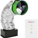 Quietcool QC ES-4700 RF Energy Saver Advanced Whole House Fan with Wireless Control - Up to 4195 CFM - As low as 75 watts - Two Speed - Covers up to 2,098 SQFT - Removable Grille