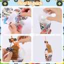 Kolewo4ever 244 Pieces Monster Truck Party Gifts Set Monster Truck Party Supplies Jam Birthday Decorations with Cup Straw Keychain Sticker Thank You Tags