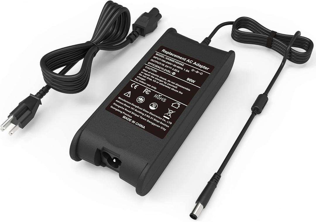 19.5V 65W 90W Laptop Charger for Dell Latitude E6320 E6510 E6420 E6430 E6330 E6440 E6400 E7440 E5450 E7450 E7240 E6410 E6520 E6540 E5540 E5430 E4310 E5550 E5530 E6500 E5400,PA 12 LA90PM111 LA65NM130.
