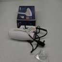 Conair Hair Dryer, Worldwide Travel Hair Dryer with Smart Voltage Technology and Folding Handle, Includes Concentrator (1 Count( Pack of 1), White)