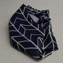 Sun Zero Kenwood Chevron Blackout Grommet Curtain Panel, 40" x 63", Navy Blue (40"W x 63"L (Pack of 1))