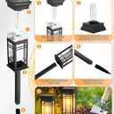 8 Pack Solar Lights Outdoor Waterproof, Bright Solar Pathway Lights with Auto On/Off, Weatherproof Garden Landscape Lighting for Yard Patio Walkway Lawn Decor