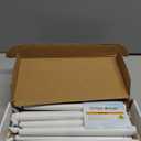 Homemory 12 Pcs Flameless Taper Candles with Remote Timer Dimmer, 11 inches White LED Taper Candles, Plastic Battery Operated Candlesticks with Flickering Flame for Halloween Christmas Wedding Party