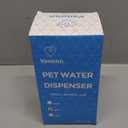 Vannon Small Animal Water Dispenser for Cage, 30oz Auto Feeding Crate Water Bottle for Rabbit, Chinchilla, Ferret, Guinea Pig, Squirrel, Hedgehog, Pet Nozzle Diameter: 10mm, BPA Free, Grey
