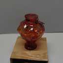 Hummingbird Feeder, BOLITE Glass Hummingbird Feeders for Outdoors Hanging, Hand Blown Twisted with Ant Moat and Five Feeding Ports, 24 Ounces, Leak Proof, Red, Gifts for Women Men, Gifts for Mom Dad